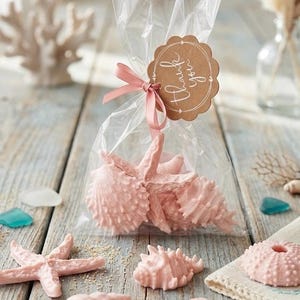 Seashell Soaps, Beach Party Favors, coastal theme image 3
