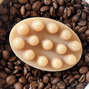 Exfoliating Coffee Soap, Coffee Scrub Soap, Massaging Soap Bar, Cellulite soap, Handmade Coffee scrub soap, Coffee Lover,