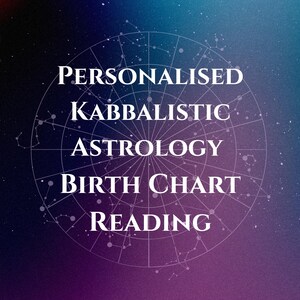 Leitura de Mapa Astral Astrológico Cabalístico Personalizado | Mapa Natal Astrológico | As Correções da Sua Alma