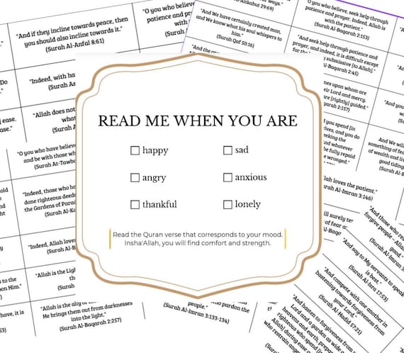 Quran Verses Read me when verses Quran Verses Jar Download Islam Jar Download Islam gift ramadan DIY quran quotes Jar islam English quotes