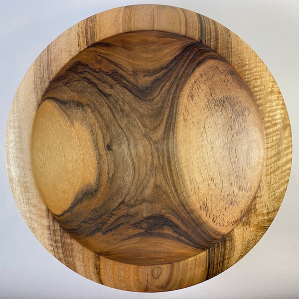 Hand Turned 11" Walnut Salad Bowl