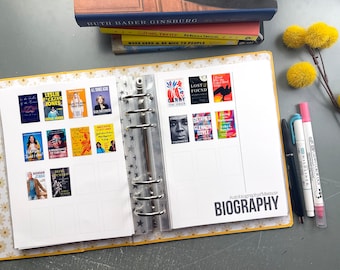 PRINTABLE 6x8 Reading Record Genres Add-on