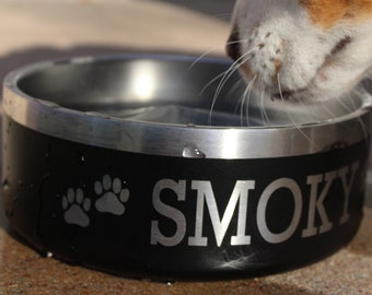Personalized Pet Bowl: Engraved Stainless Steel, Non-Slip