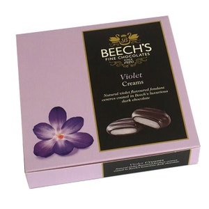 3 x Boxes Beeches Violet Creams. 90g boxes Vegan