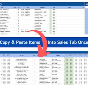 2024 Premium Reseller Spreadsheet, Google Sheet Track Inventory, Sales & Profit and MORE for your Online Business image 3