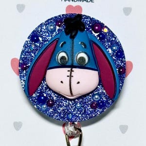 Eeyoree Badge Reel - Nurse Badge Reel - Cute Badge Reel - Nurse Gift - Teacher Gift - Badge Reel - ID Holder