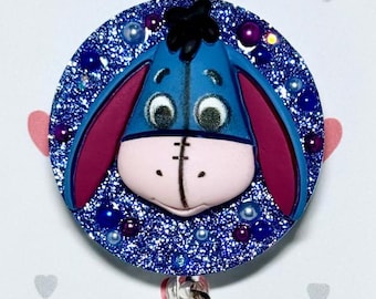 Eeyoree Badge Reel - Krankenschwester Geschenk - Niedliches Badge Reel - Krankenschwester Geschenk - Lehrer Geschenk - Badge Reel - ID Inhaber