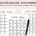 Declutter Tracker Printable - 30 Day Declutter Challenge - Home ...