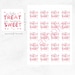 Printable Square Valentine's Day Tag, A Little Treat for Someone Sweet Tag, Valentine's Day Tag ...