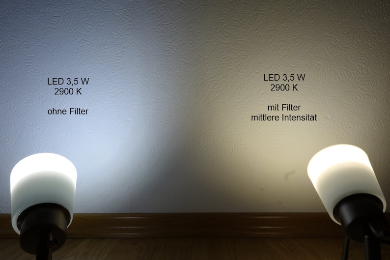 Filtre LED blanc chaud CTO film couleur film adhésif filtre lumière chaude GU10 GU5.3 moyen image 1