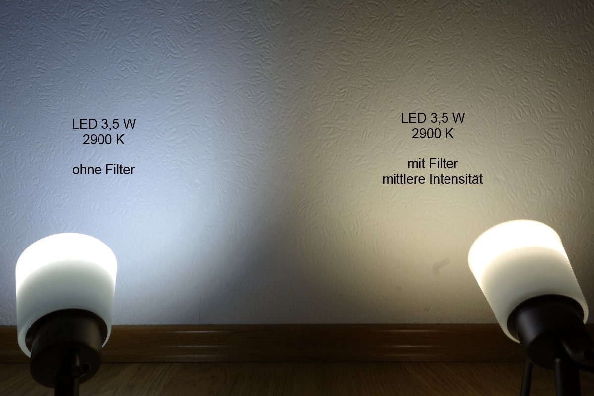 Warm White LED Filter CTO Color Film Adhesive Film Warm Light - Etsy
