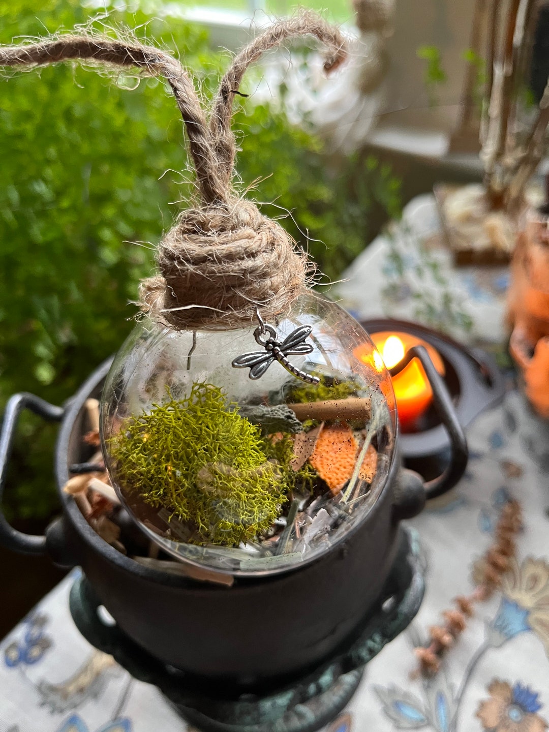 Witch Protection Ball for Home Witch Ball Glass Ornament Gift for