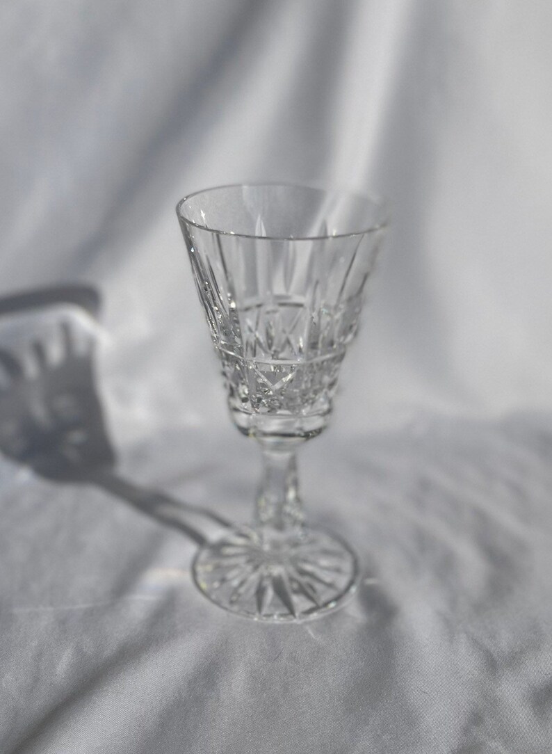 Vintage Kylemore Waterford Crystal Goblet Genuine W/etched Etsy