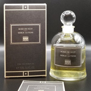 Serge Lutens Rose De Nuit Launched in 1993 - Les Salons Du Palais Royal Shiseido - Original Formula & 100% Authentic! 2ml and 5ml Samples.