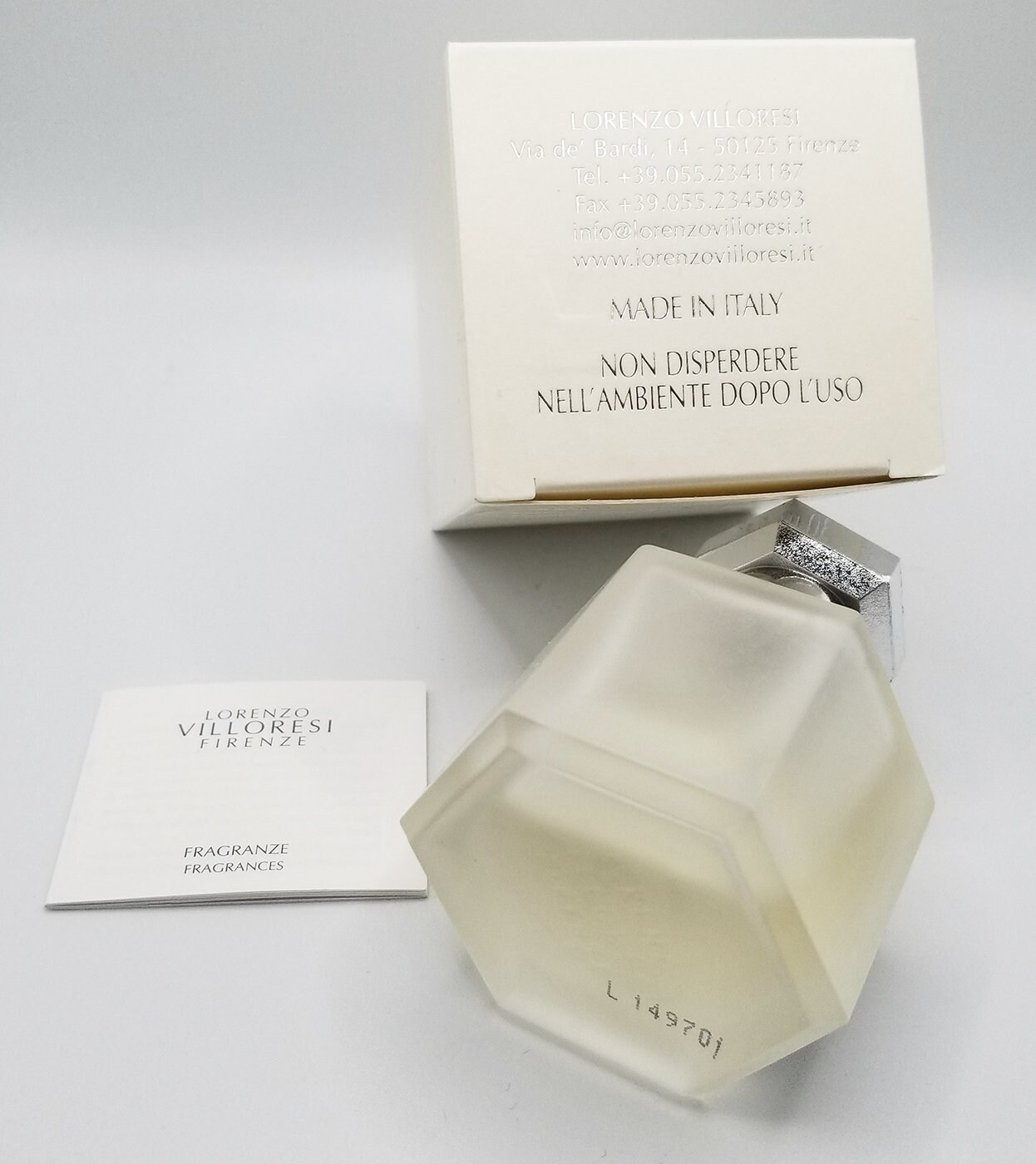 Lorenzo Villoresi Teint De Neige Parfum Oil 1 ML SAMPLE