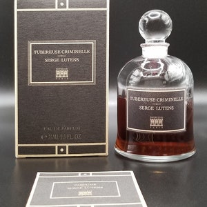 Serge Lutens Tubereuse Criminelle Launched in 1999 - Les Salons Du