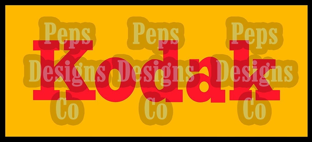 Kodak 1930's Vector, SVG, Tiff, PNG, and JPG - Etsy