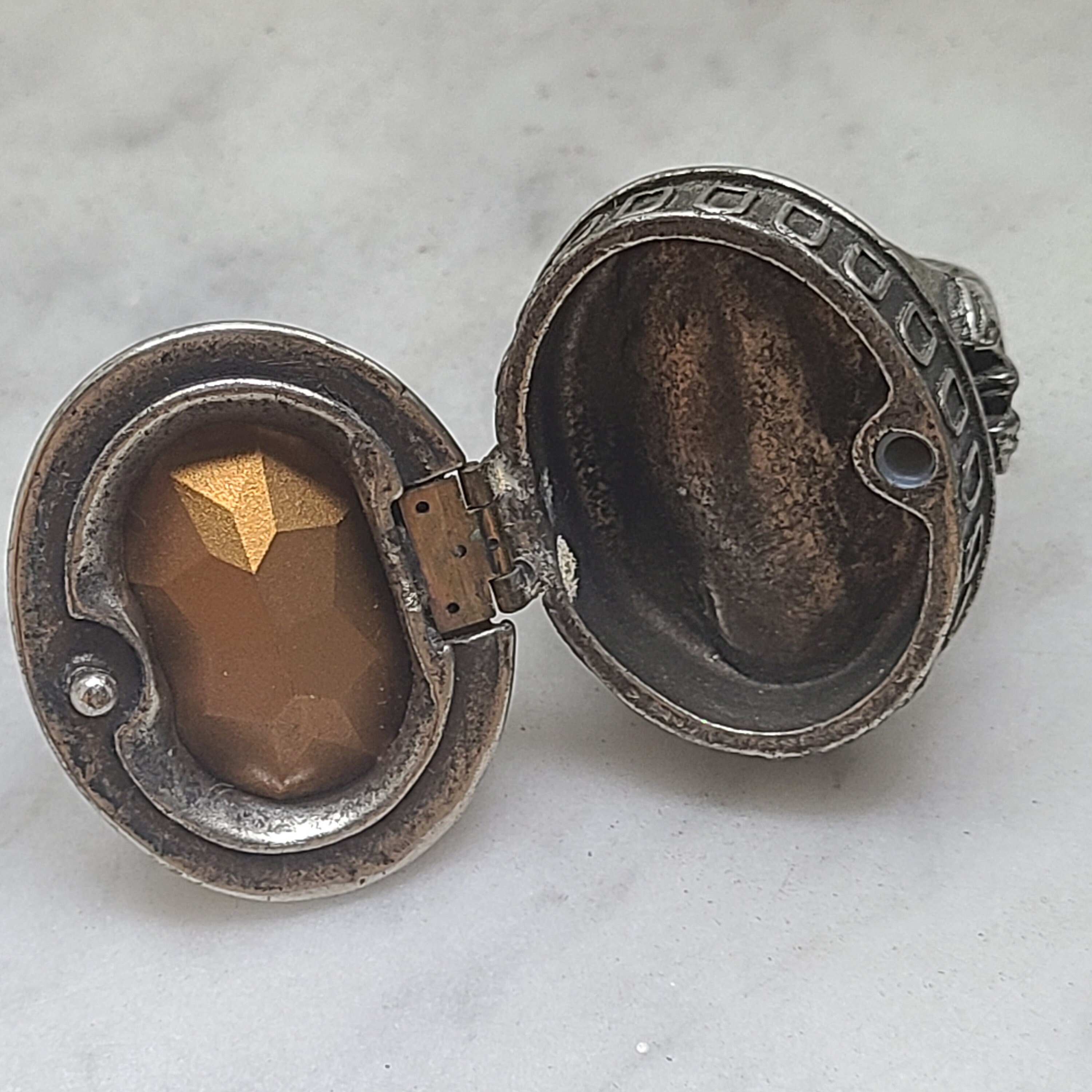 Buy VINTAGE RARE FIND ! Authentic Alchemy Gothic R96 Hemlock Ring 