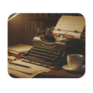 Vintage Typewriter Gift for Writers - Present for Authors, Book Lovers & Journalists - Unique Literary Gift for Novelists