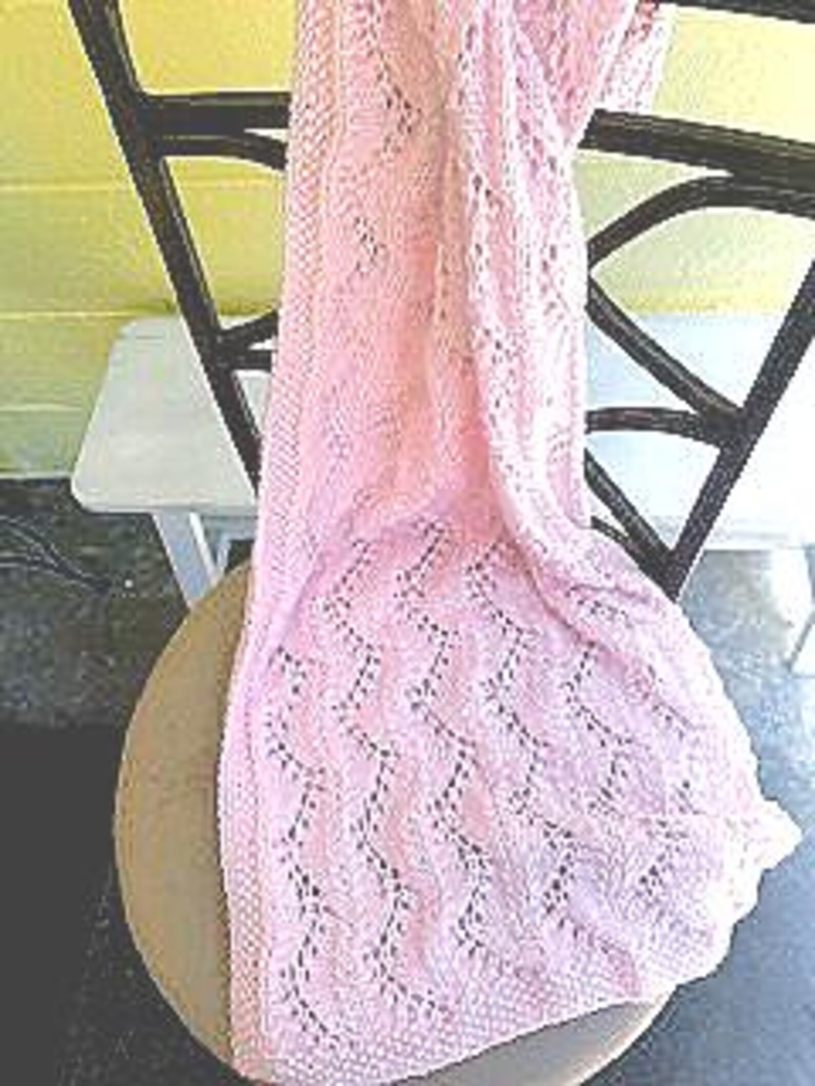 Pink Knit Blanket - Tiny Bud main image 1