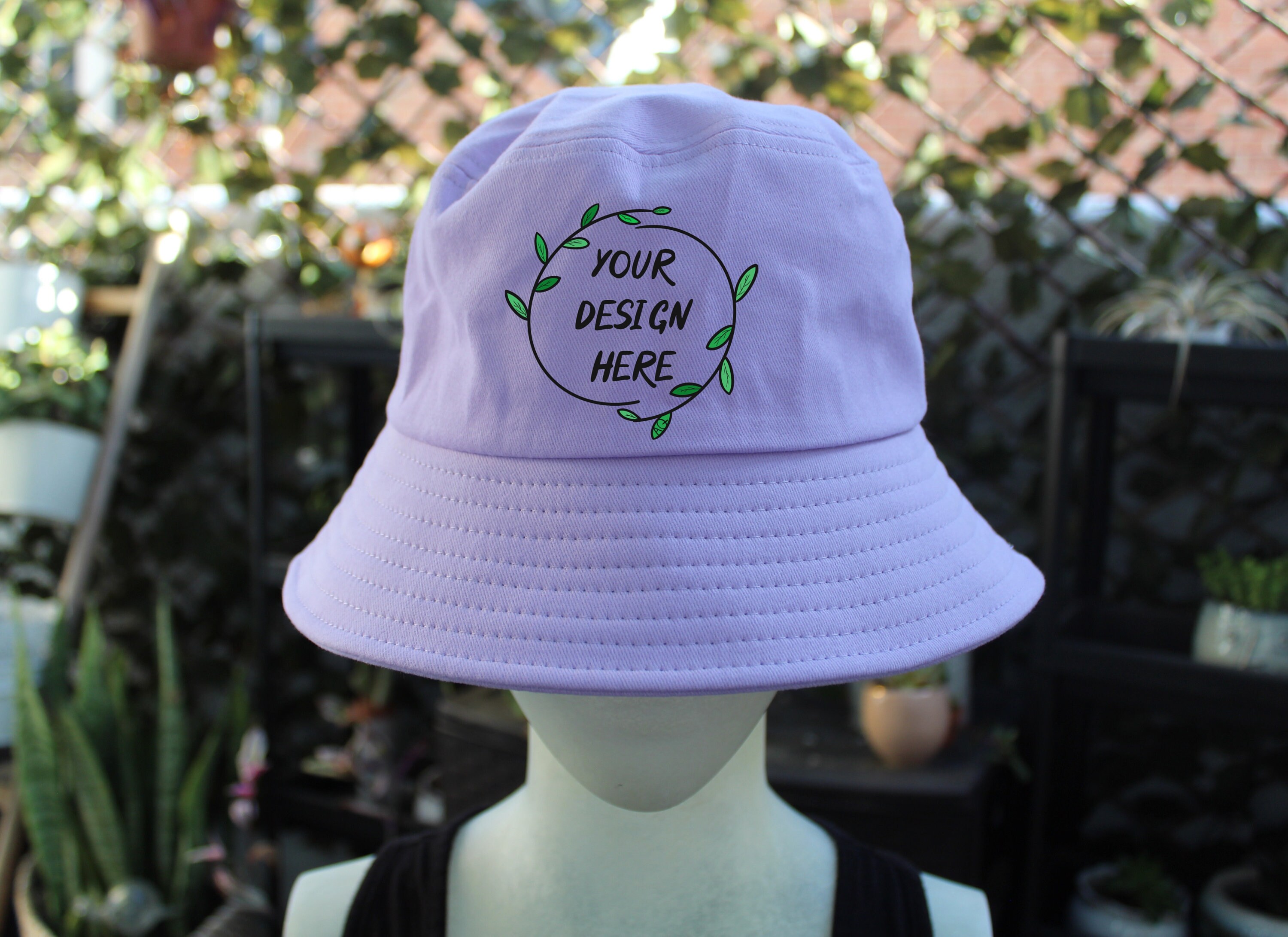 Purple Bucket Hat Stock Photo Bucket 