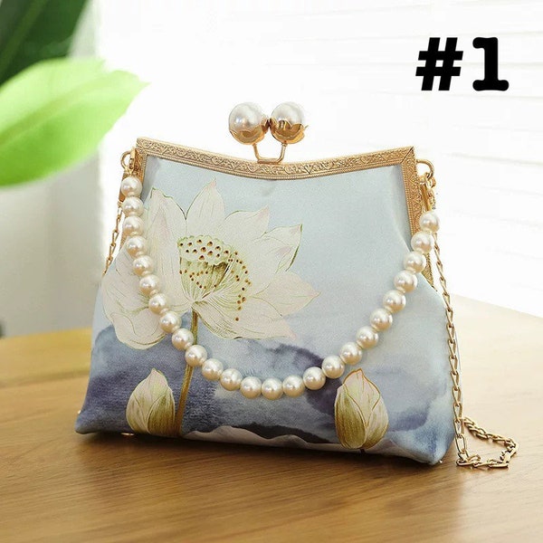 Floral Clutch Purse Etsy