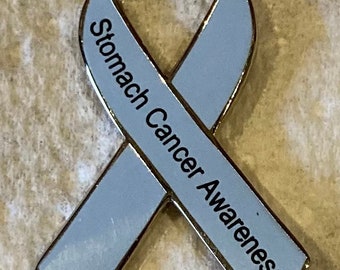 5-Pack Thyroid Cancer Awareness Ribbon Lapel Pins – Purple With Silver Trim, Tac Backing, Support & Awareness Gift - View #10