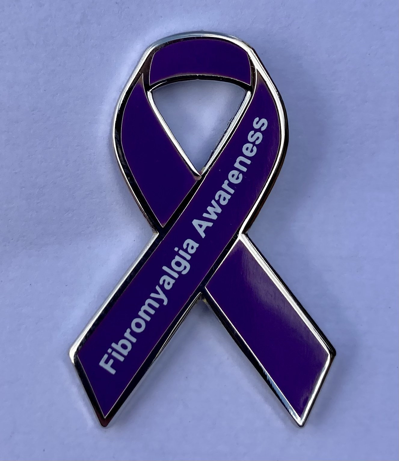 Fibromyalgia Awareness Ribbon Butterfly Car Sticker - Show Support For Hidden Disabilities