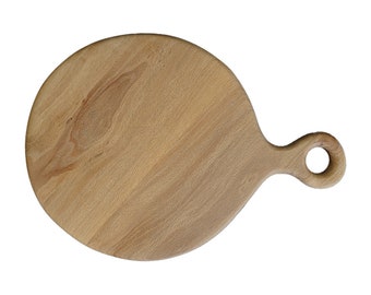 Round White Oak Charcuterie Board