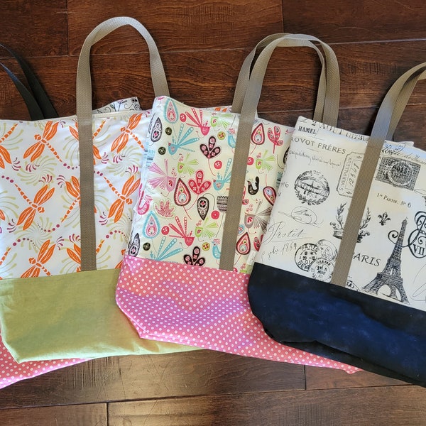 Fabric Tote Bag Etsy