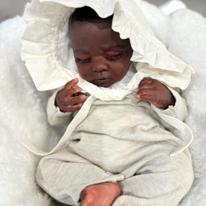 Reborn Baby Girl/Boy Charlee Painted African American