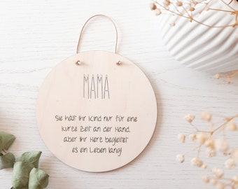 Holzschild Muttertag / Liebe Mama / Accessoires / Geschenkidee