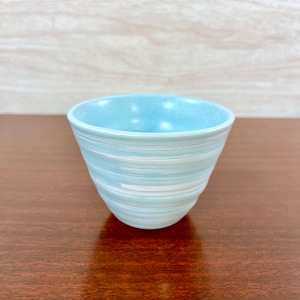 Light Blue Water Ripple, Tea Cup, Ceramic, Made in Japan
