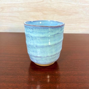 Blue Tea Cup, Handmade in Japan