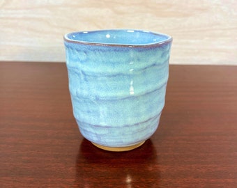 Blue Tea Cup, Handmade in Japan