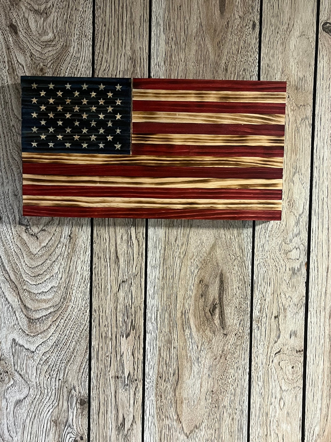 DIY Wooden American Flag Etsy