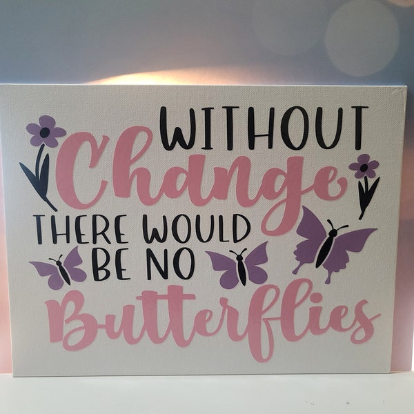 Without Change There Would Be No Butterflies Wallhanging