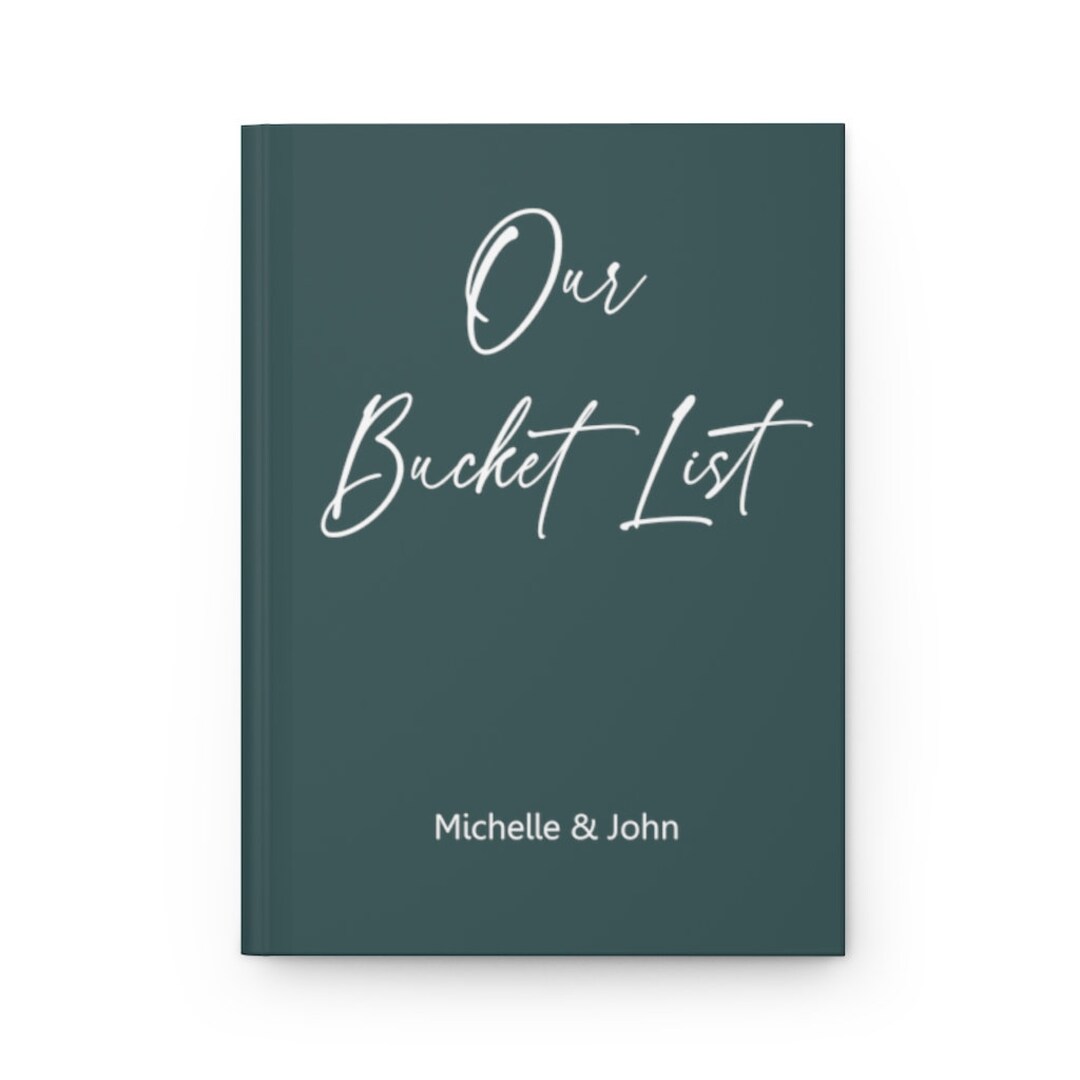 Our Bucket List. Personalized Book for Couples. Gift for Couples