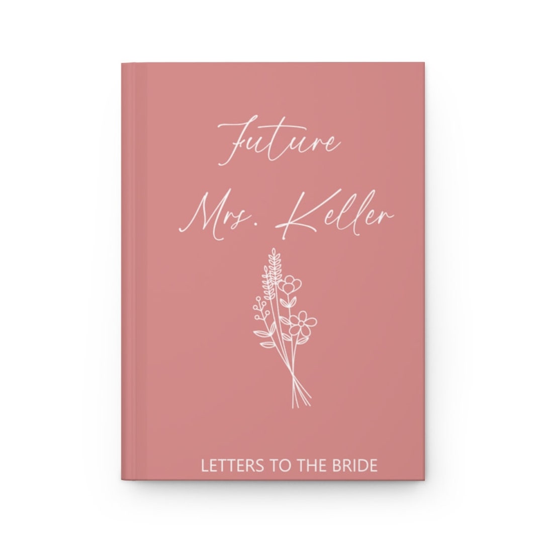 Personalized Bridal Shower Guest Book Letters to the Bride Etsy