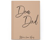 Letters to my Dad. Personalized Journal, Letters to Dad, Custom Notebook with Name. Letters to my Dad in Heaven. Dear Dad Journal Hardcover