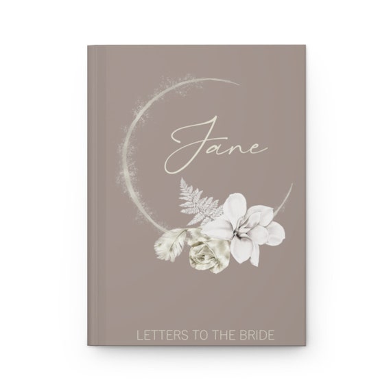 Personalized Bridal Shower Guest Book Letters to the Bride Etsy