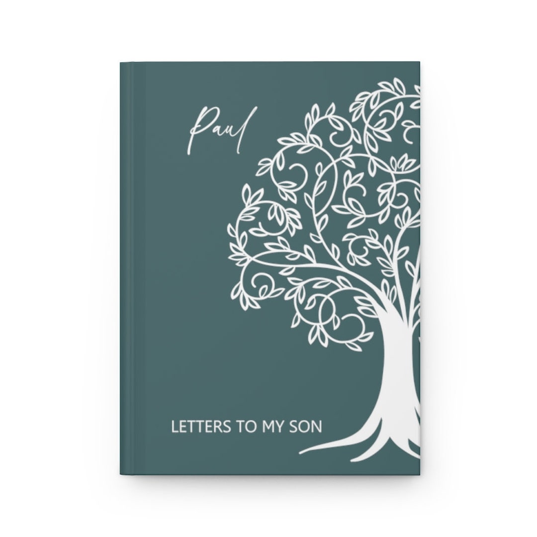 Letters to My Son Personalized Journal Hardcover Journal Gift for Son