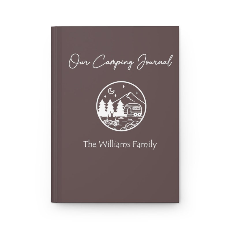 Personalized Camping Journal Travel Journal With Name Etsy