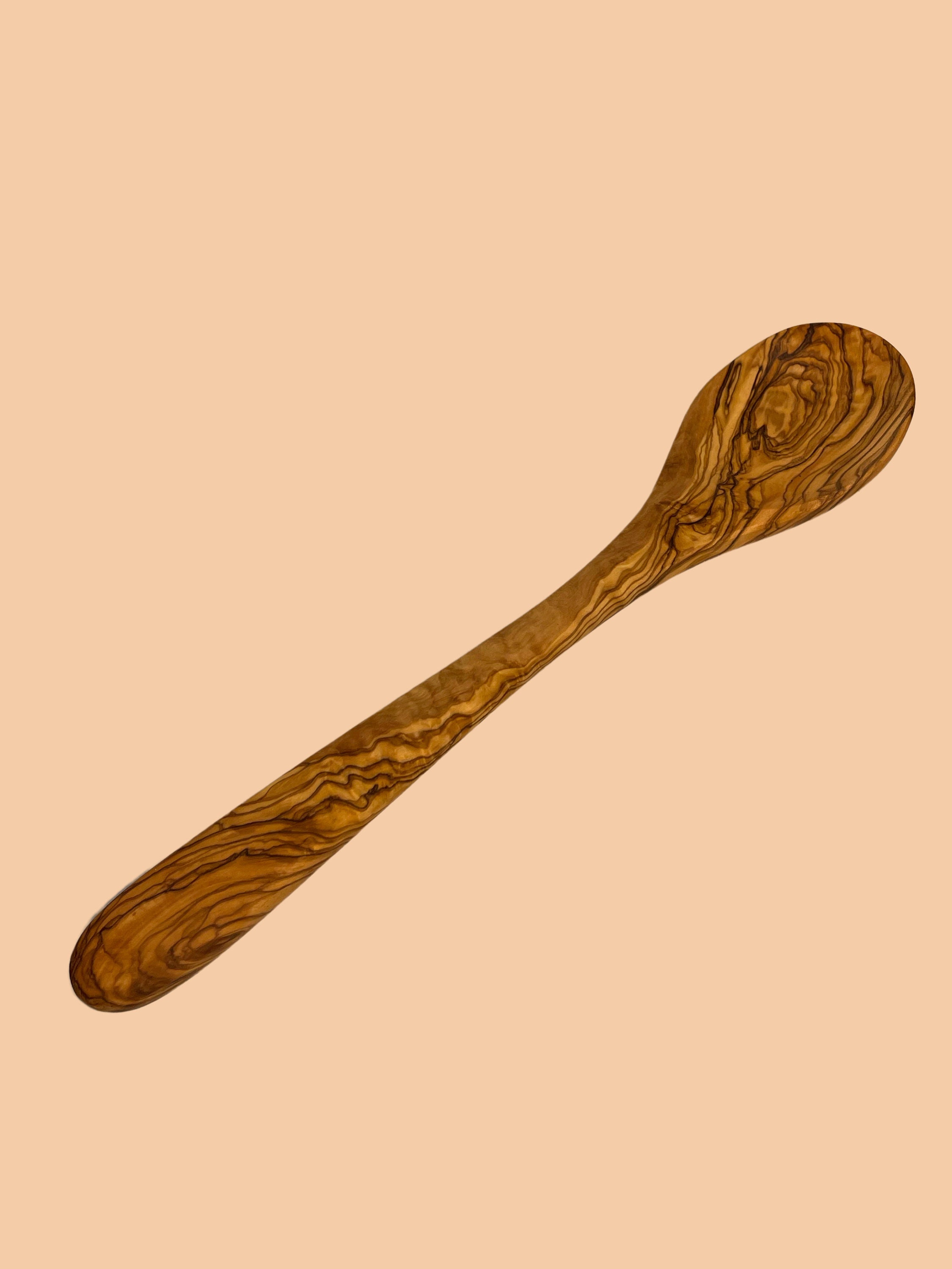 Olive Wood Spoon Handmade Wood Wooden Spoons Vintage Spoon Etsy