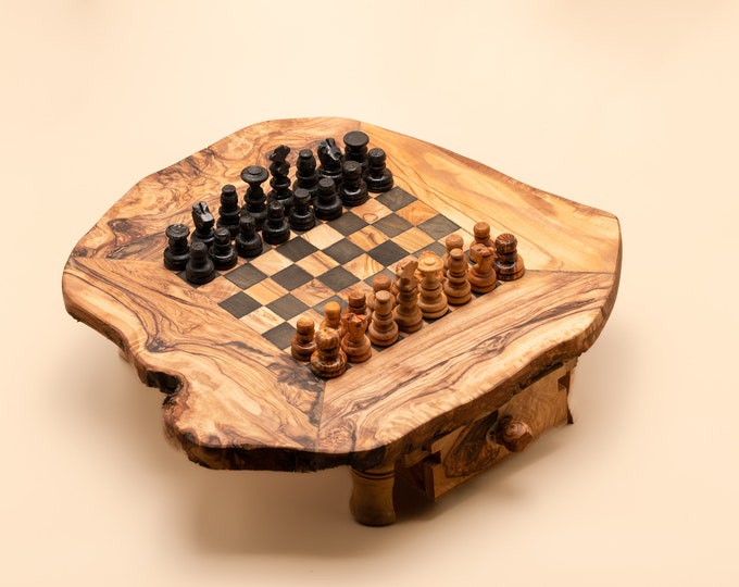 Olive Wood Chess Board 11 X 11 Chess Board Etsy