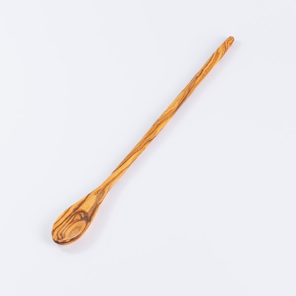 Olive Wood Tasting Spoon,Wooden Steering Spoon, Wooden Spoons, Wooden Utensils, OliveWood, Natural Wood, Handmade, Tunisian Wood