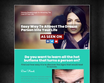 Wordpress Elementor Customizable Landing Page Design