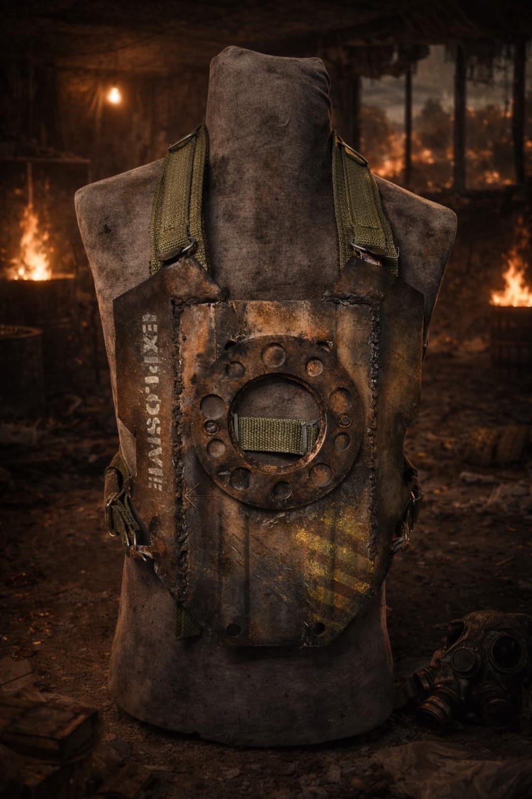Scrap Bastion Chestplate – Hand-welded Full Metal Post-apocalyptic ...