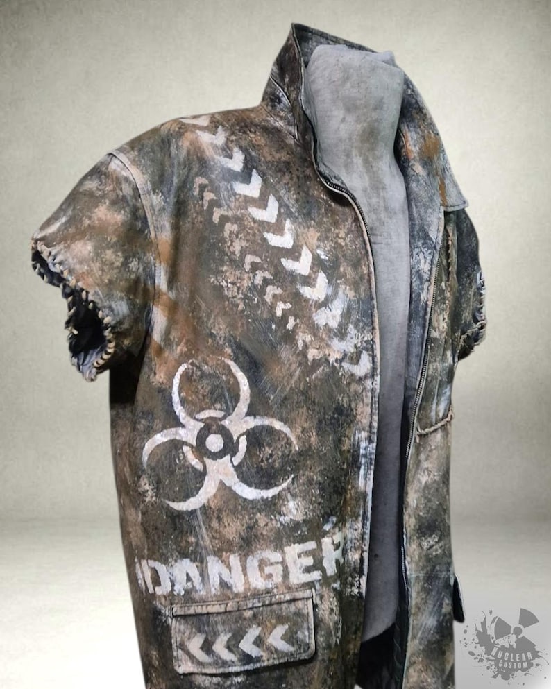 Apocalypse Men's Jacket Real Leather #4 - Madmax - Wasteland - Fallout ...