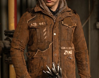 Apocalypse men's Jacket #13 - Madmax - Wasteland - Fallout - Metro Exodus - Stalker